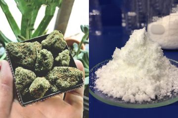 weed thca crystalline side by side